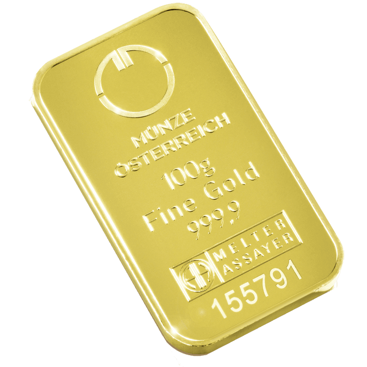 100g Goldbarren Münze Österreich - Umlaufware