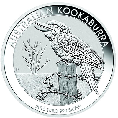 Kookaburra Silbermünze 1kg 
