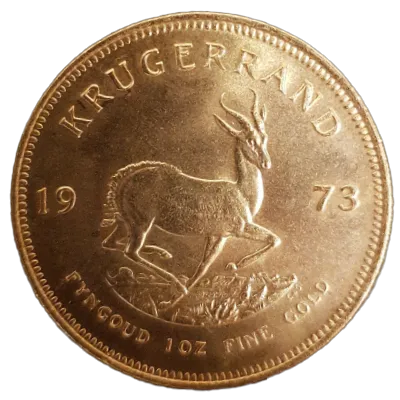 Krügerrand Goldmünze 1 Unze Jahrgang 1973
