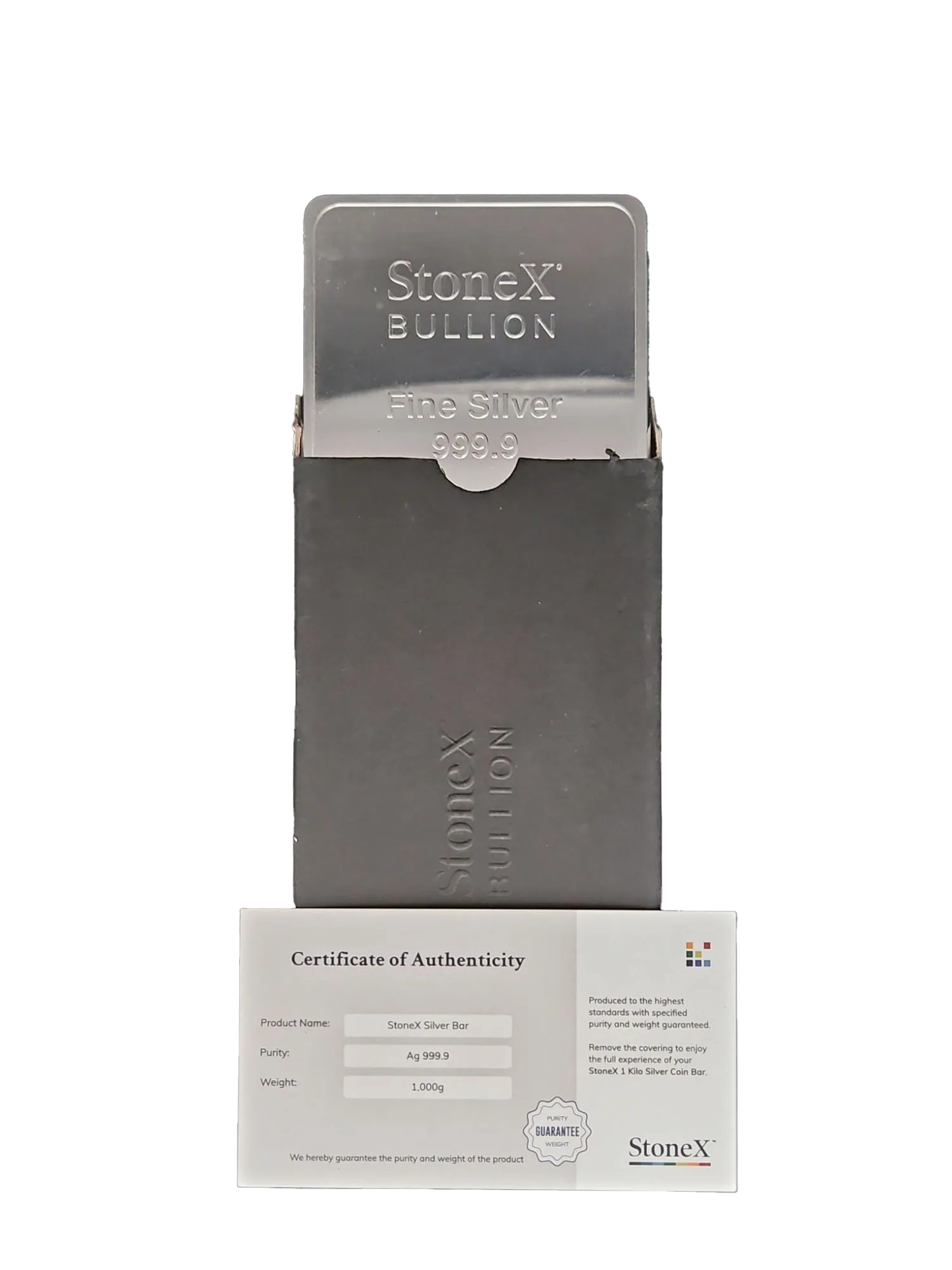 1kg Silber Münzbarren StoneX - Umlaufware