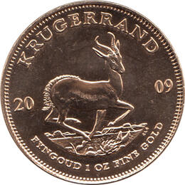 Krügerrand Goldmünze 1 Unze Jahrgang 2009